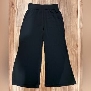 Black Wide-Leg Pants